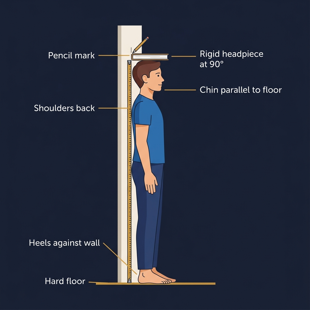 How to Measure Height Accurately at Home (Step-by-Step)