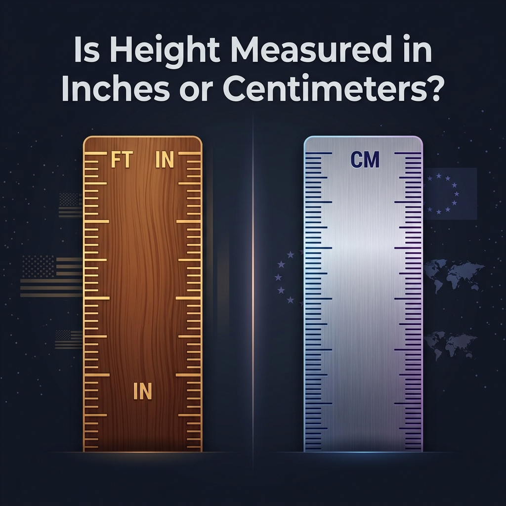 Is Height Measured in Inches or Centimeters?
